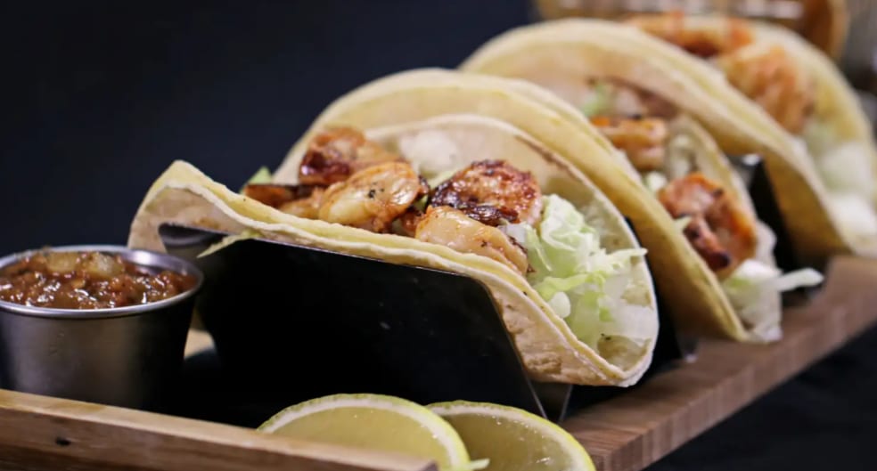 Shrimp Tacos.