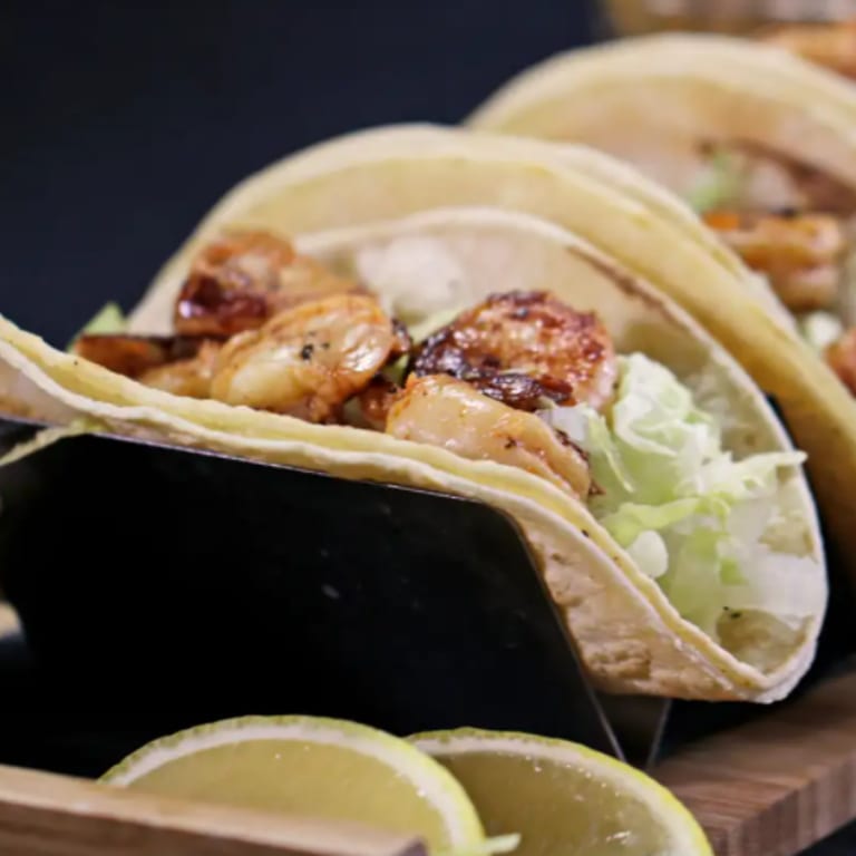 Delicious Shrimp Tacos Await