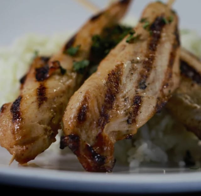 Chicken Skewers.