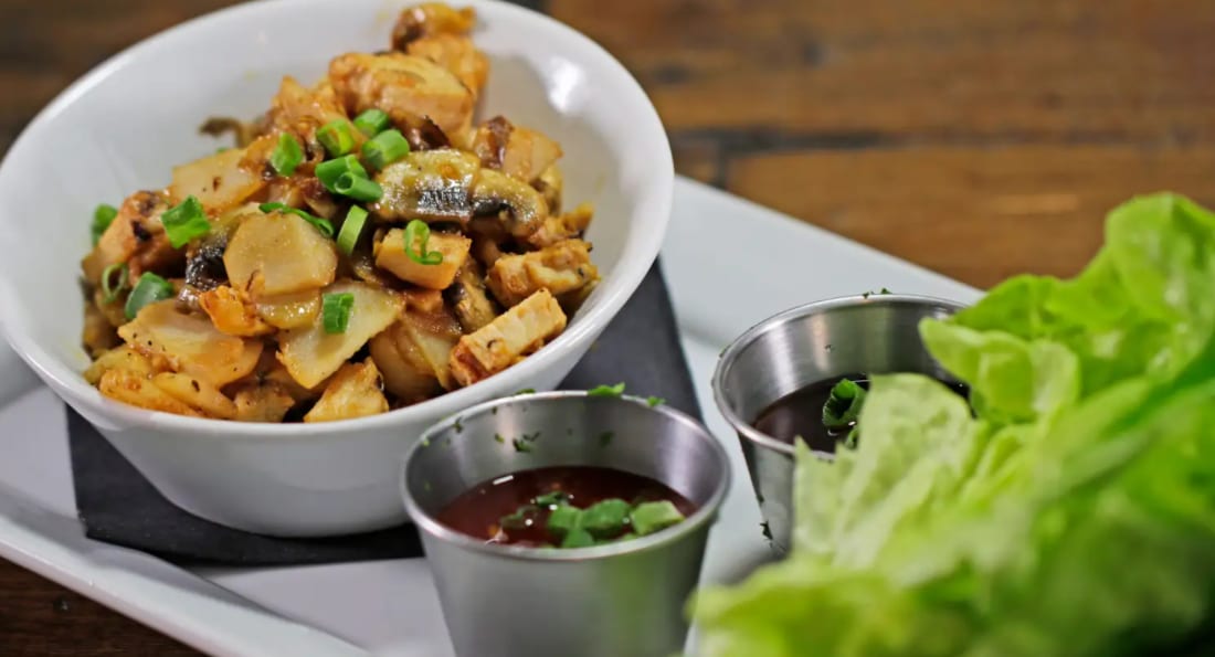Chicken Lettuce Wraps.